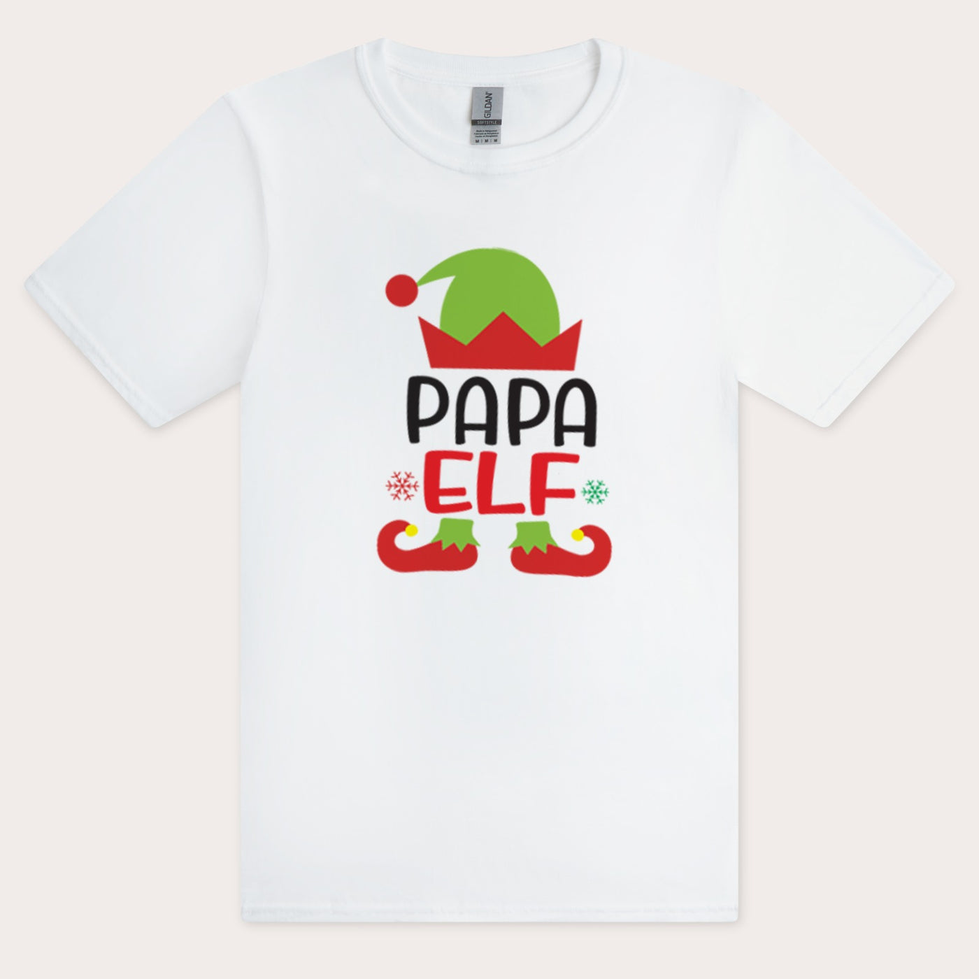 Adult Christmas T-Shirt Papa Elf
