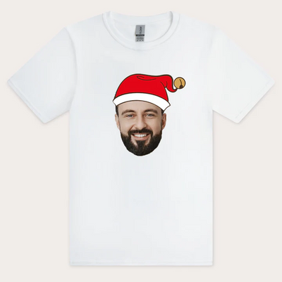 UNISEX CHRISTMAS SANTA IMAGE T-SHIRT