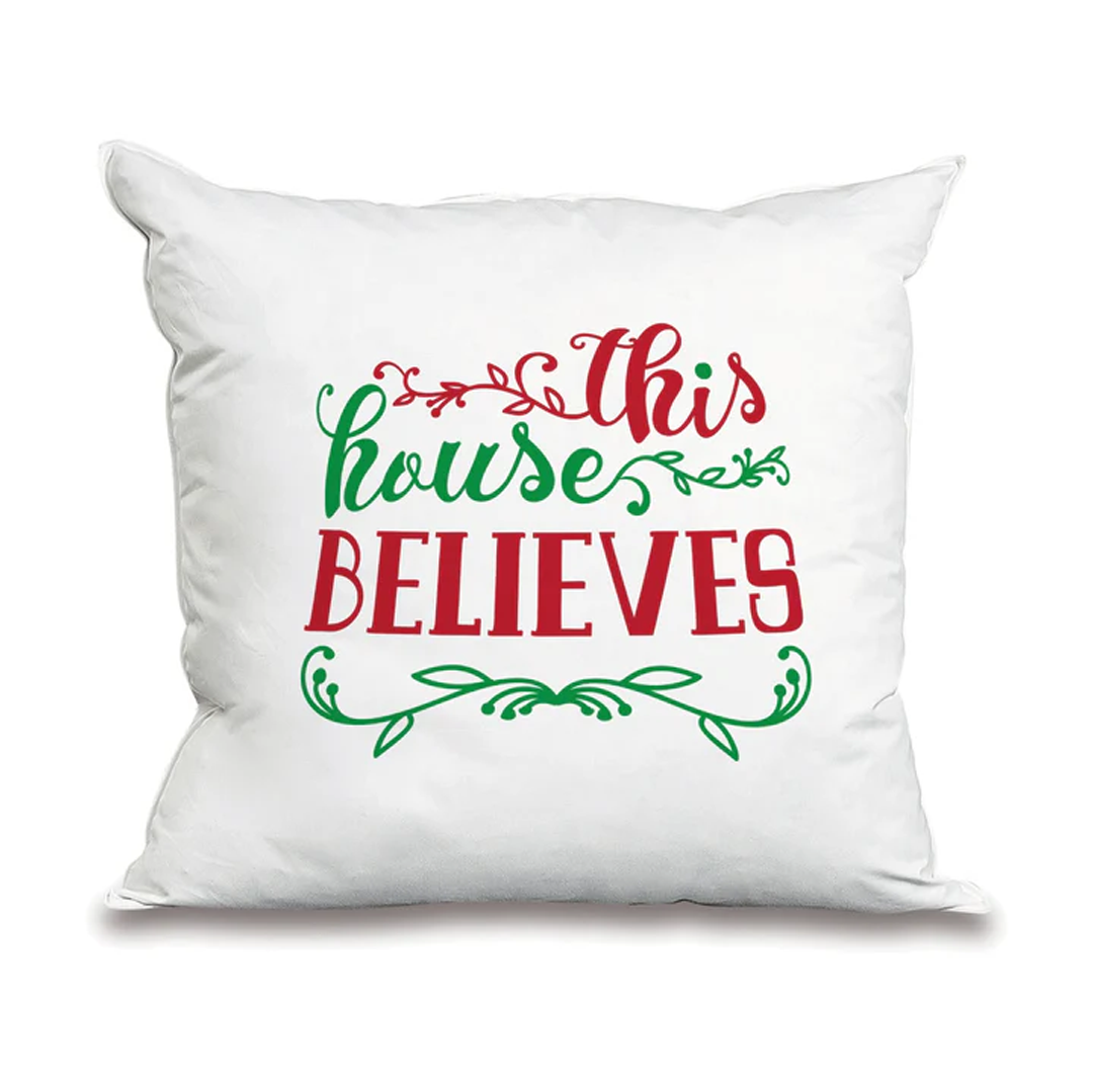 THIS HOUSE BELIEVES CHRISTMAS CUSHION