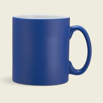 Blue Satin Coated Mug