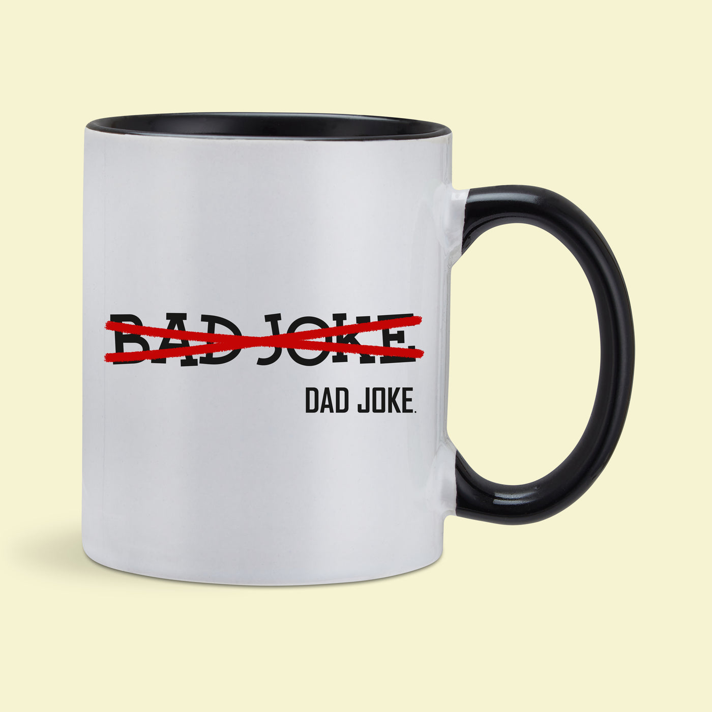 Bad Joke Dad Joke Black Mug