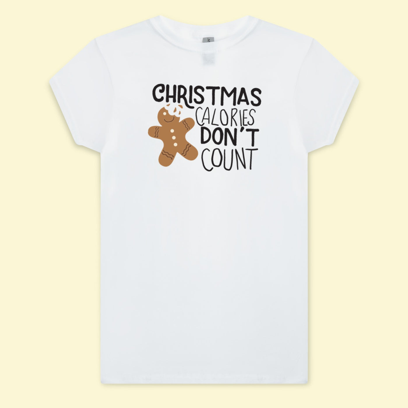 Christmas Calories Don't Count Adult T-Shirt