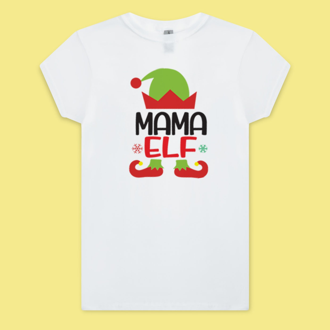 Adult Christmas T-Shirt Mama Elf