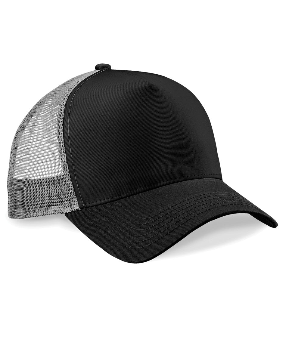 Black & Light Grey Snapback Cap