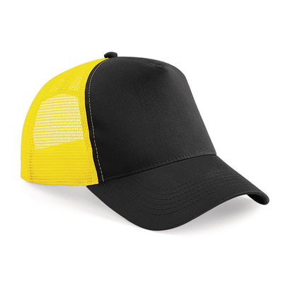 Black & Yellow Snapback Cap