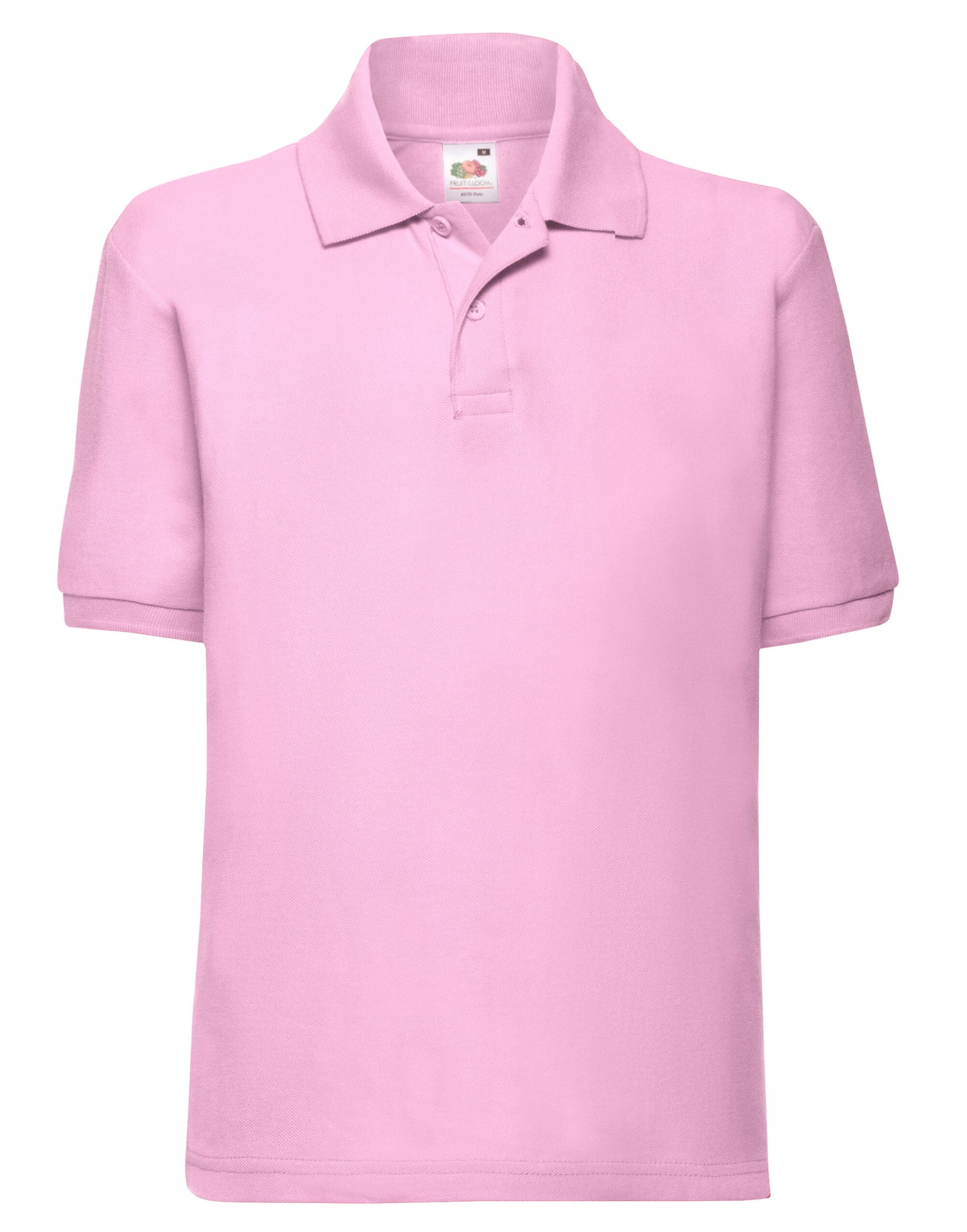 Kids Polo Shirt In Light Pink