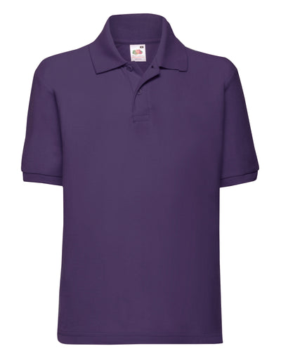 Kids Polo Shirt In Purple