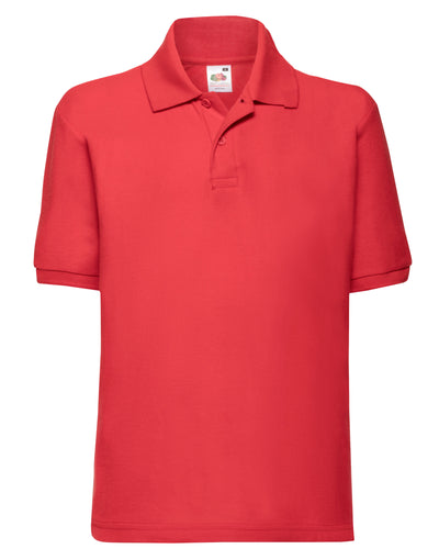 Kids Polo Shirt In Red