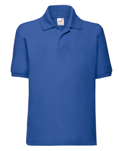 Kids Polo Shirt In Royal Blue