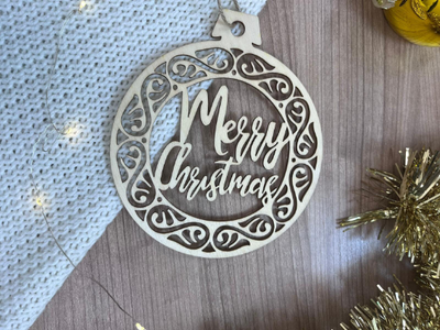 MERRY CHRISTMAS HANGING SIGN 2