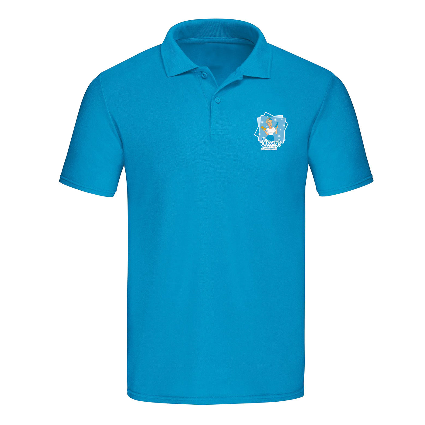 PERSONALISE UNISEX ADULT POLO - ADD IMAGE AND TEXT