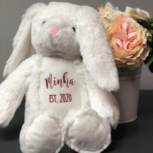 Rabbit Bunny Plush Soft Animal Toy in White