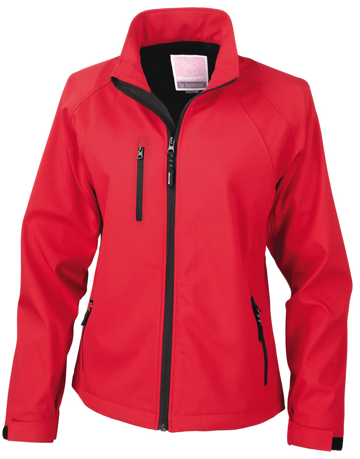 Ladies Soft Shell Jacket in Red