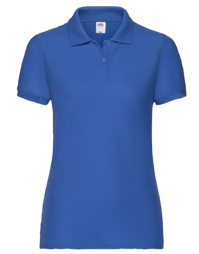 Ladies Fit Polo Shirt In Royal Blue