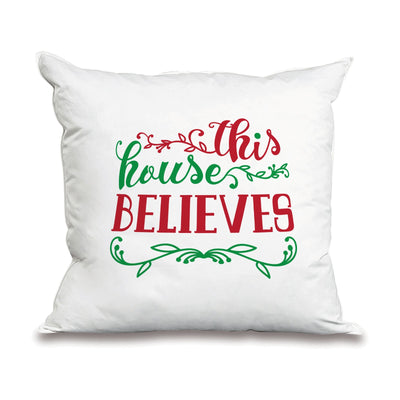 This House Believes Christmas Cushion