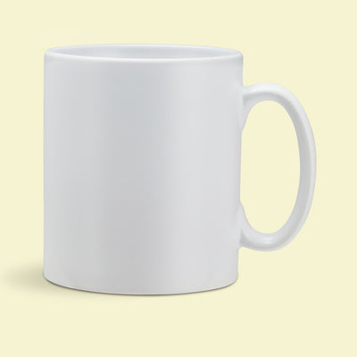 White Satin Coated Mug